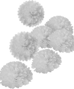 10-Inch White Tissue Paper DIY - Pack of 18 Tissue Paper Decorations.